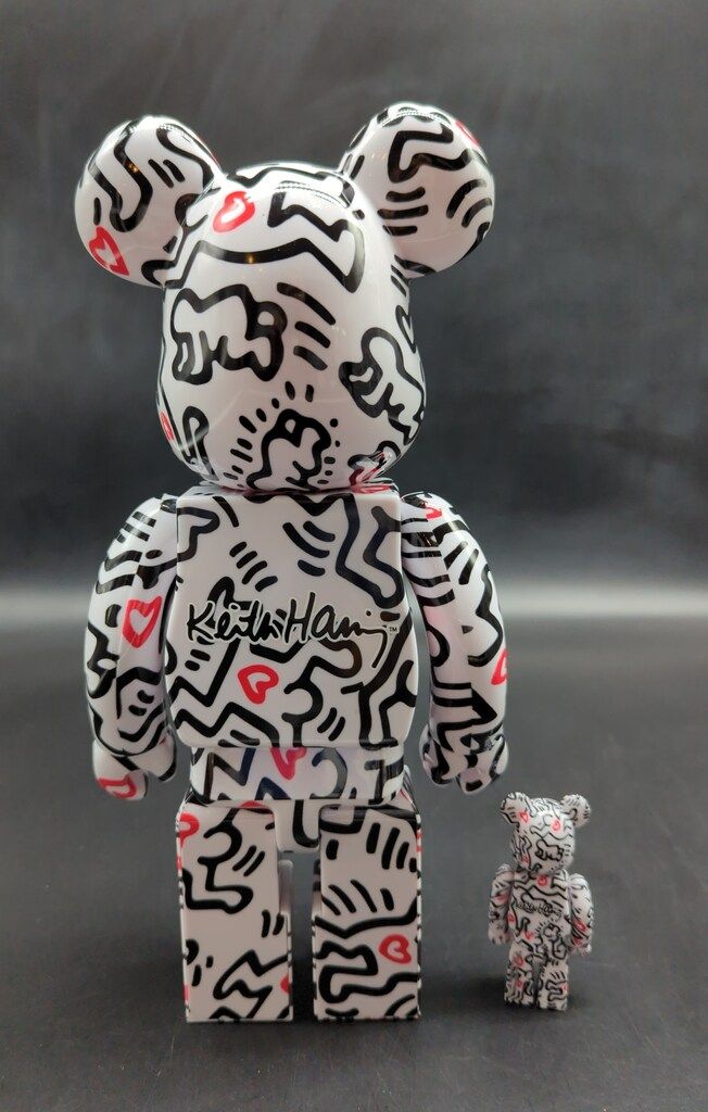 MEDICOMTOY BE@RBRICK KEITH HARING #8 100%&400% - メルカリ