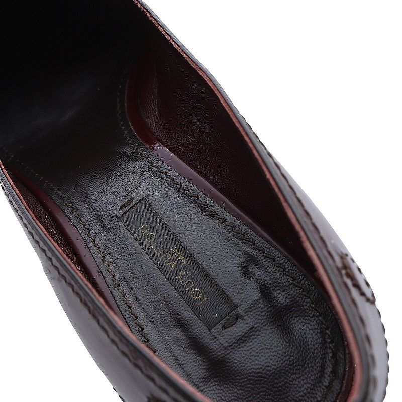 【極美品】LOUIS VUITTON ルイヴィトン エナメルパンプス26ボルドー 極美品】LOUIS VUITTON ルイヴィトン エナメルパンプス26