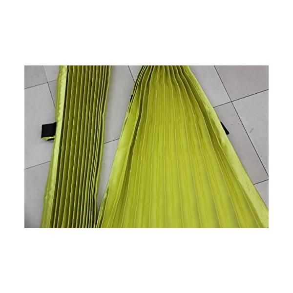 トラックカーテン高級サテン表レモンイエロー/裏黒リバーシブル240㎝ｘ丈85㎝ トラックカーテン高級サテン表レモンイエロー/裏黒リバーシブル