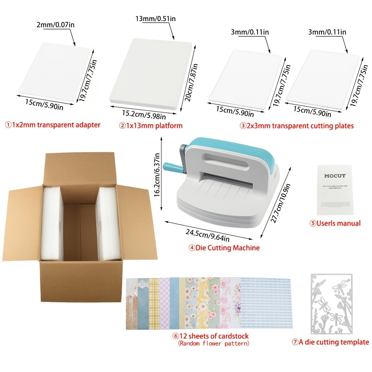 新着商品 DIYスクラップブックキット6インチ手動型押しカード作りに最適ukT