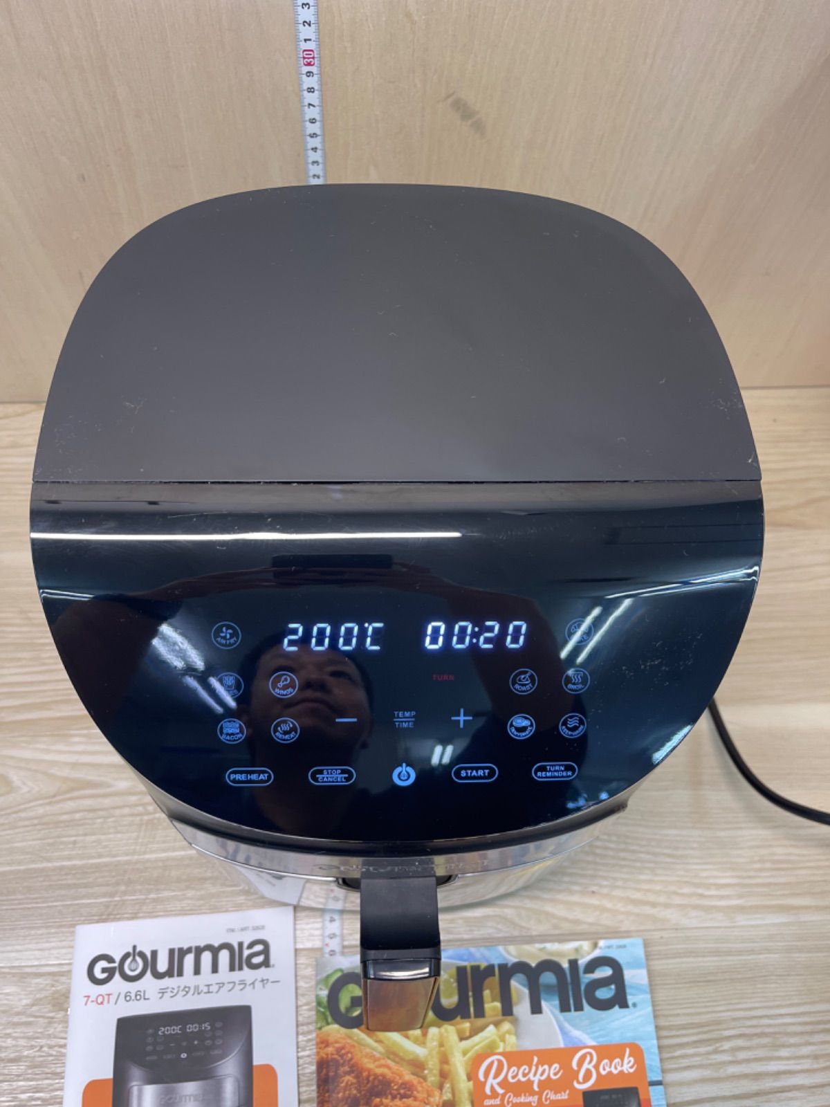 コストコ展示使用品 GOURMIA デジタルエアフライヤー ノン