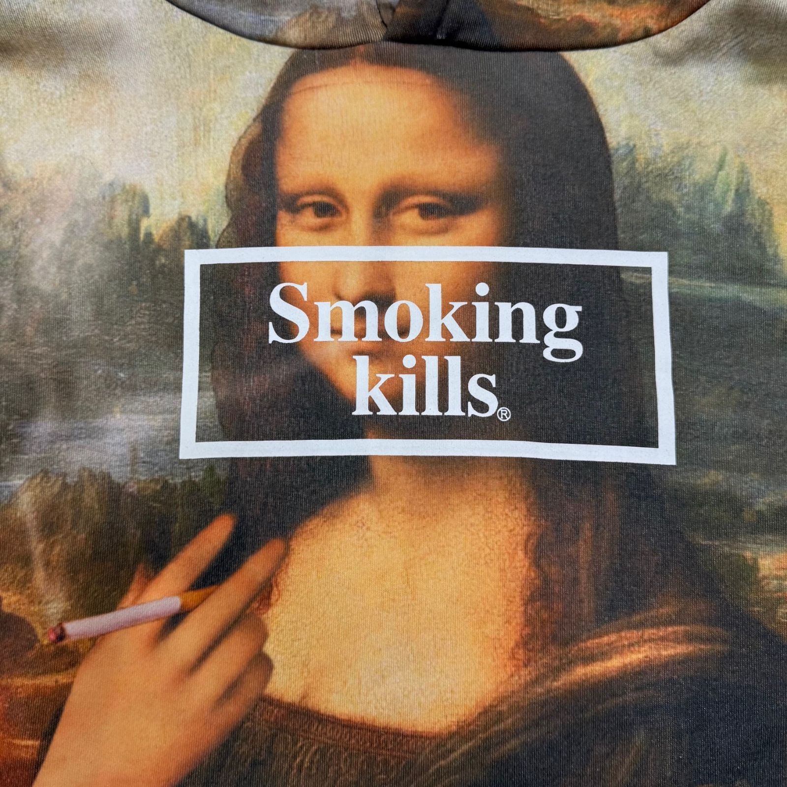 FR2 Smoking kills モナリザパーカー フーディー ファッキングラビッツ 
