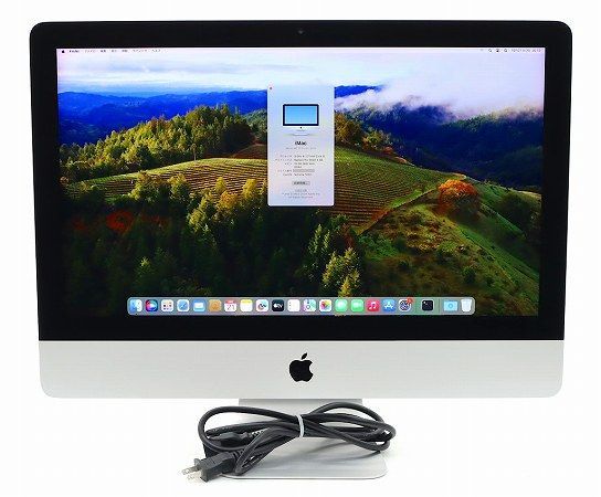 iMac 4K 21.5インチ2019 256GB 本体+電源ケーブル iMac 4K 21.5インチ2019 256GB 本体+電源ケーブル