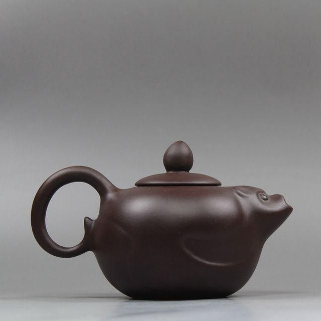 サル壺 古美術 紫砂壺 紫泥急須 茶壺 茶道具