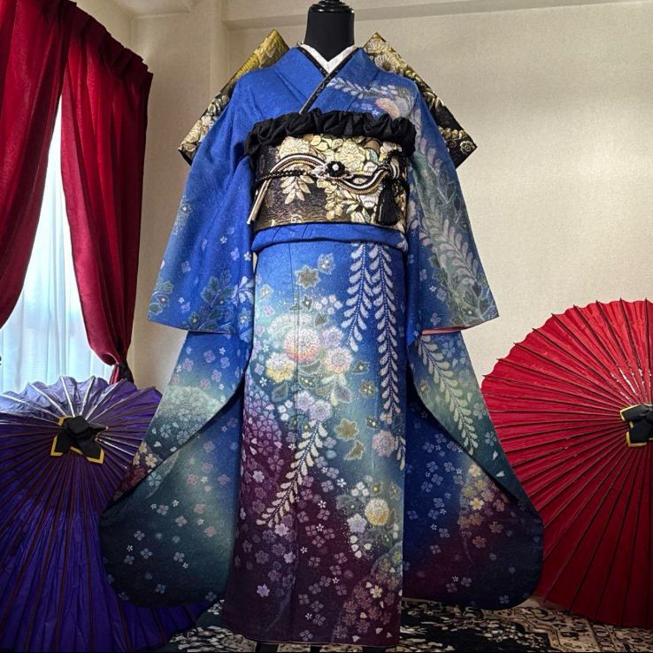 ™️ トールサイズ 辻ヶ花 さが美 振袖5点セット‼️ お振袖セット