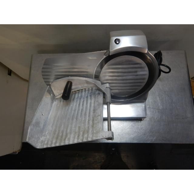  動作音あり 2020年製 レマコム ミート スライサー RSL-220 mm 100 V 120 W 刃220 手動 ハム 半解凍肉 16 kg スライサー スライサー カッター