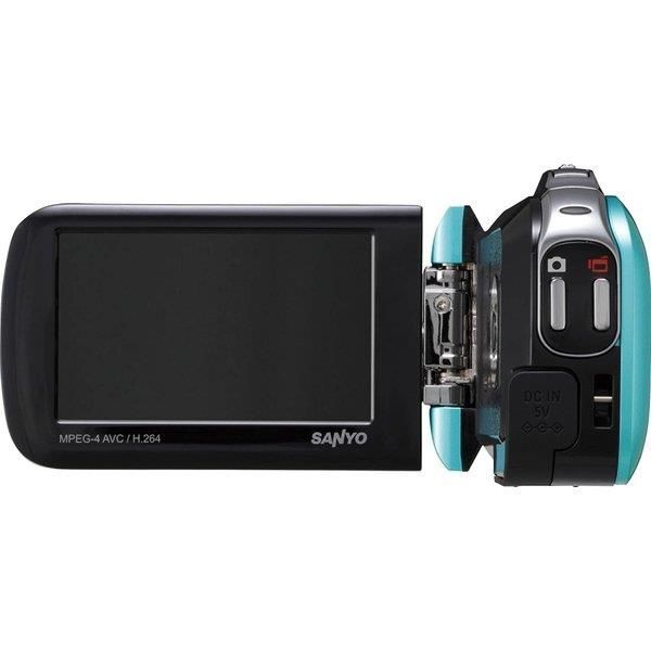 【美品】SANYO デジタルムービーカメラ　Xacti DMX-GH1　ブルー Amazon | SANYO デジタルムービーカメラ Xacti GH1 ブルー DMX