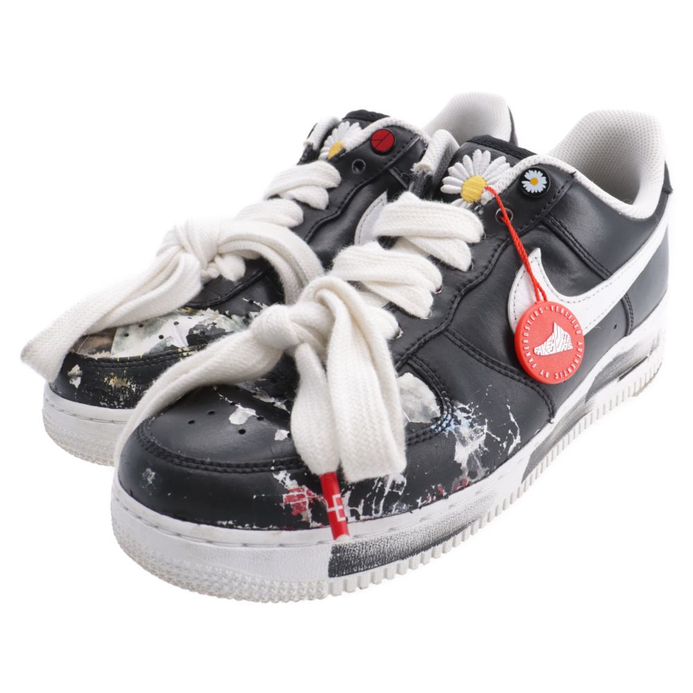 NIKE (ナイキ) ×PEACEMINUSONE AIR FORCE 1 LOW PARA NOISE ピースマイナスワン エアフォース1 パラノイズ ローカットスニーカー AQ3692-001 ブラック US8.5/26.5cm