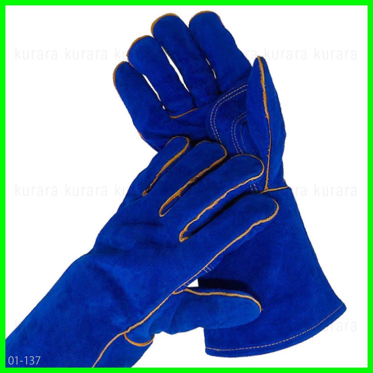 キャンプ グローブ 耐熱 革手袋 焚火 アウトドア ブルー 青 耐火 牛革 軍手 アラミド 薪割り 登山 滑り止め おしゃれ グリップ メンズ レディース 噛みつき防止 しつけ 犬 本気噛み 猛禽類 爬虫類 ロング