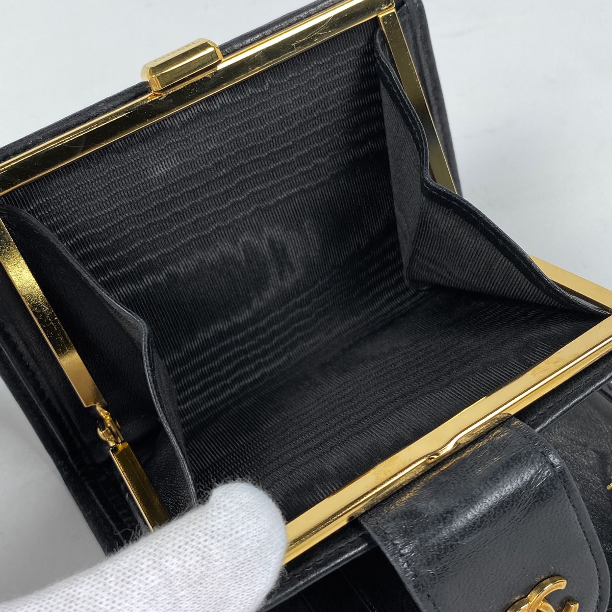 シャネル CHANEL ビコローレ 二つ折り財布 ココマーク 二つ折り財布