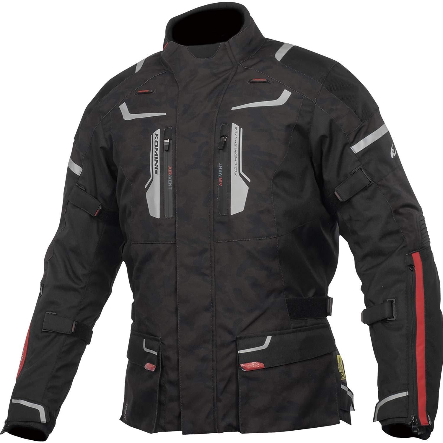 5営業日で発送 コミネ Komine JK-597 FULL YEAR JKT BLACK-CAMO L 品番 07-597 BK-CAMO L