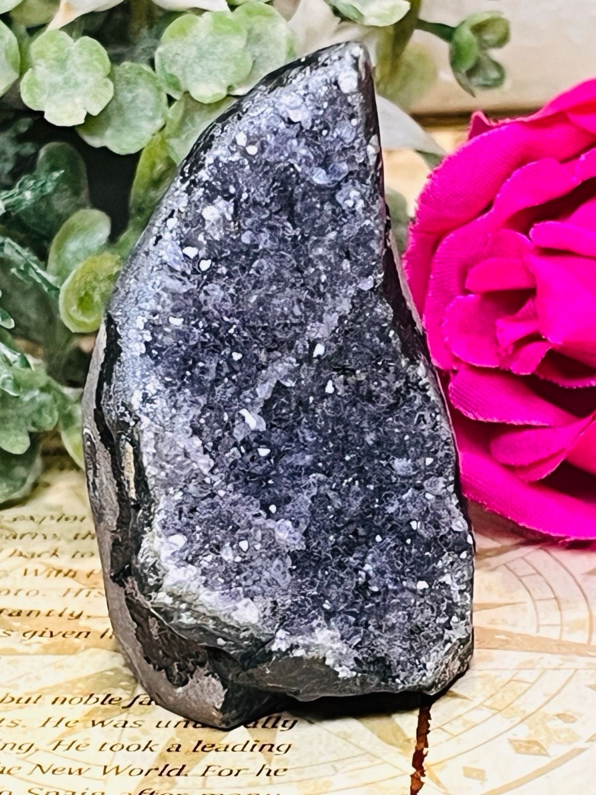 ギャラクシー☪︎⋆˚ ブラックアメジスト クラスター 原石 ラフストーン ショップ ギャラクシー☪︎⋆˚ ブラックアメジスト クラスター 原石