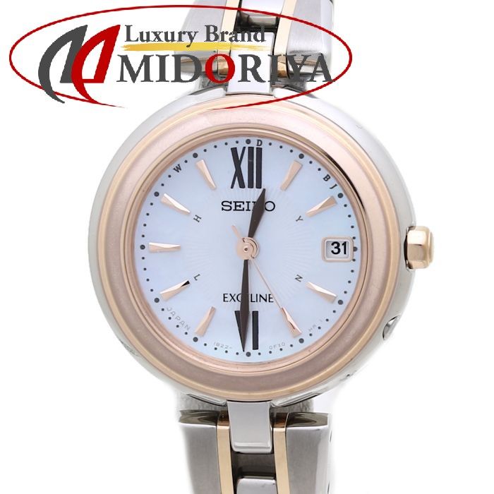 SEIKO セイコー エクセリーヌ SWCW134 1B22-0CM0 【'20年購入】 チタン レディース/37905【中古】【腕時計】