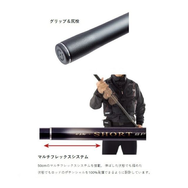 がまかつ がま鮎 ショートスペシャル マルチフレックス 8.0
