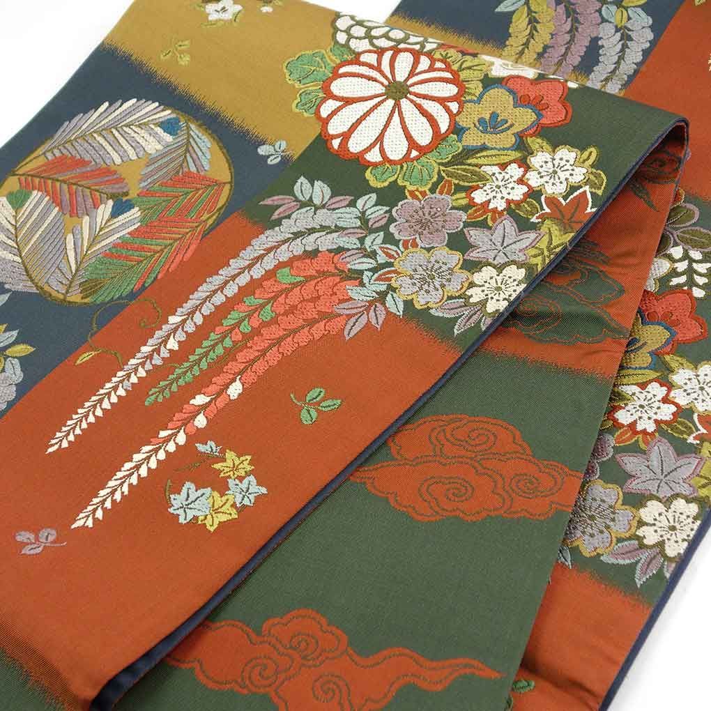 #37　袋帯 未使用品　【リユース着物 帯】#リーリ 37袋帯 未使用品【リユース着物 帯】#リーリ