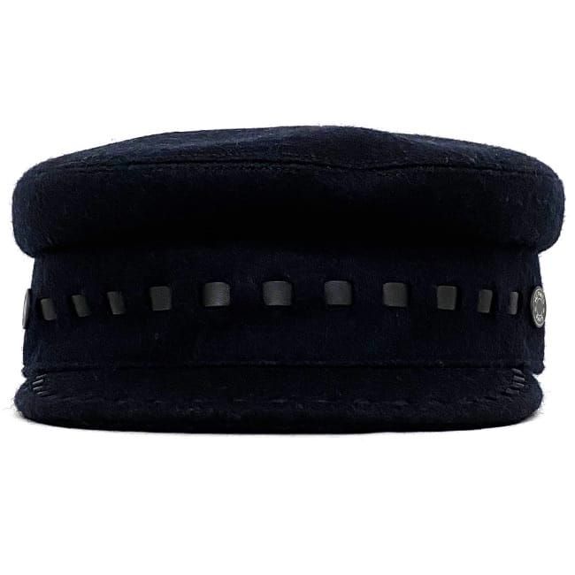 エルメス キャスケット ネイビー セリエ 美品 帽子 ウール 100