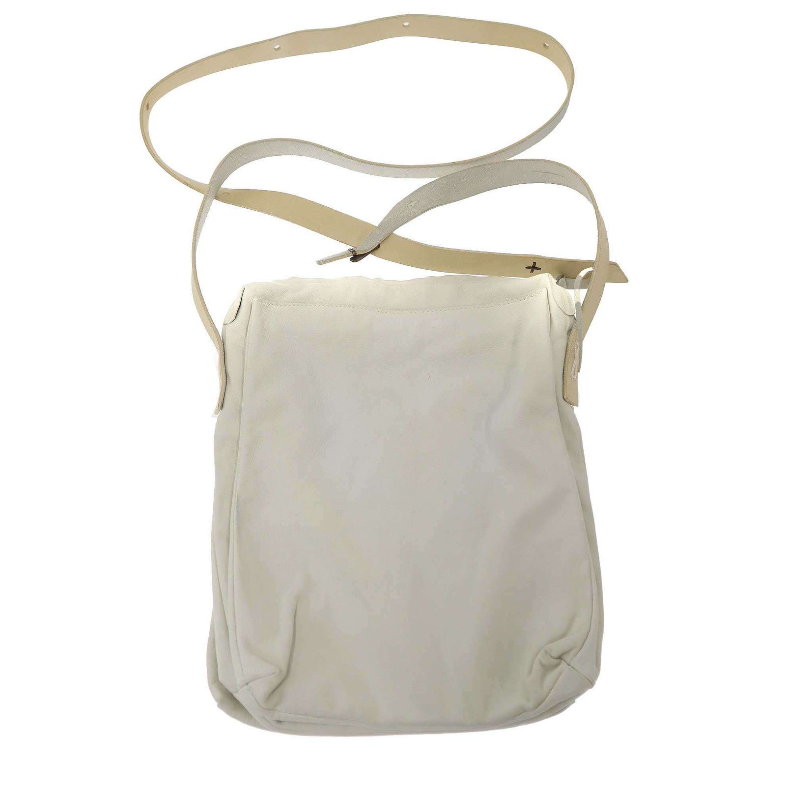 m.a エムエークロス 3 Pocket Leather Shoulder Bag レザーショルダーバッグ グレー -