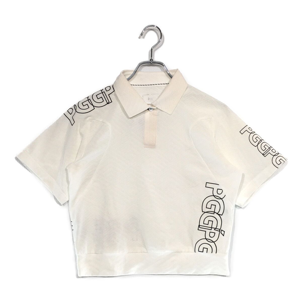 中古 レディース ピージージー PGG 半袖ポロシャツ 0(S) 白