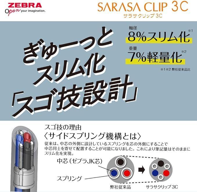 よすけ様専用 ゼブラ サラサクリップ3Cボールペン 限定