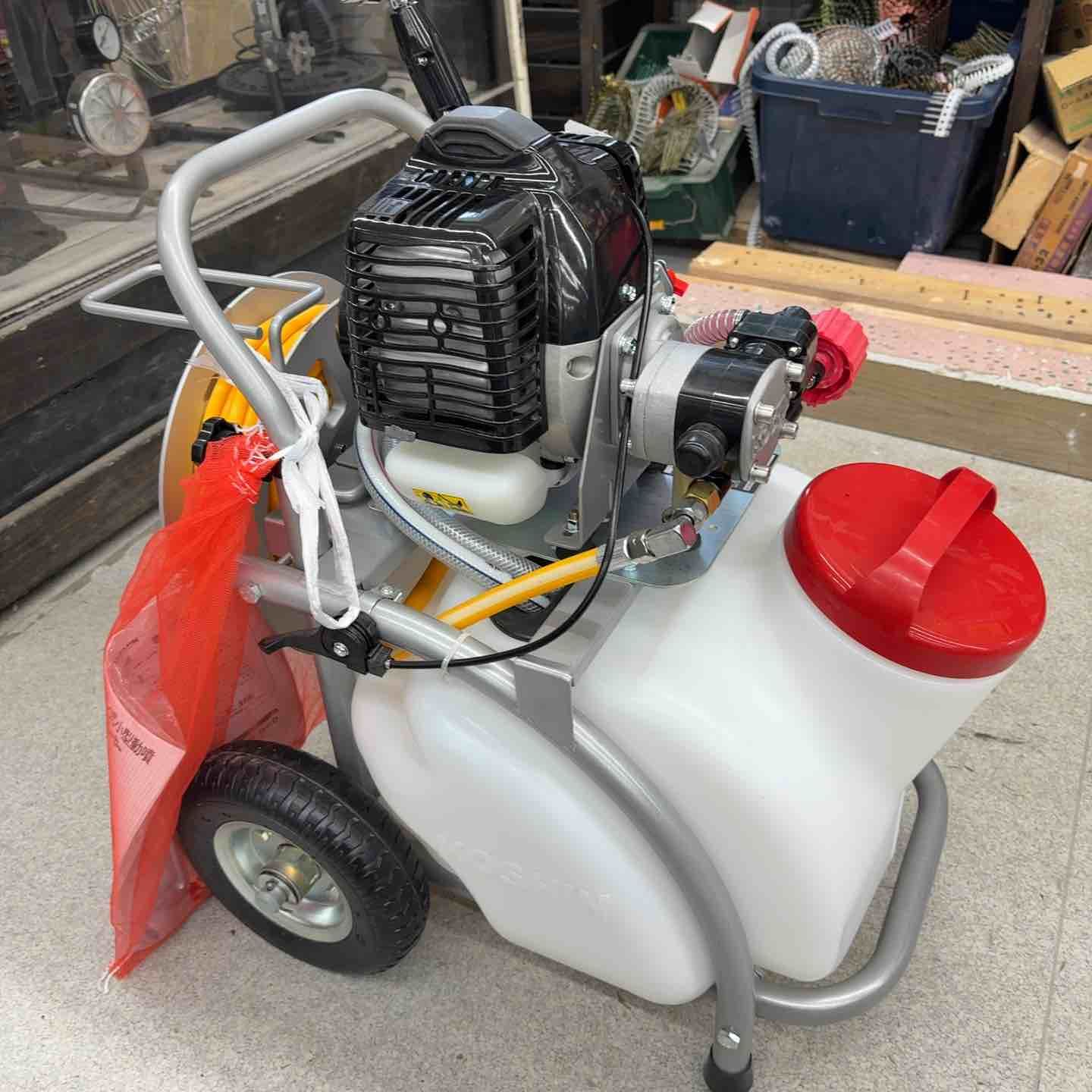 工進 エンジン式 噴霧器25Lタンクキャリー 1連ピストン ES-25T 八潮店