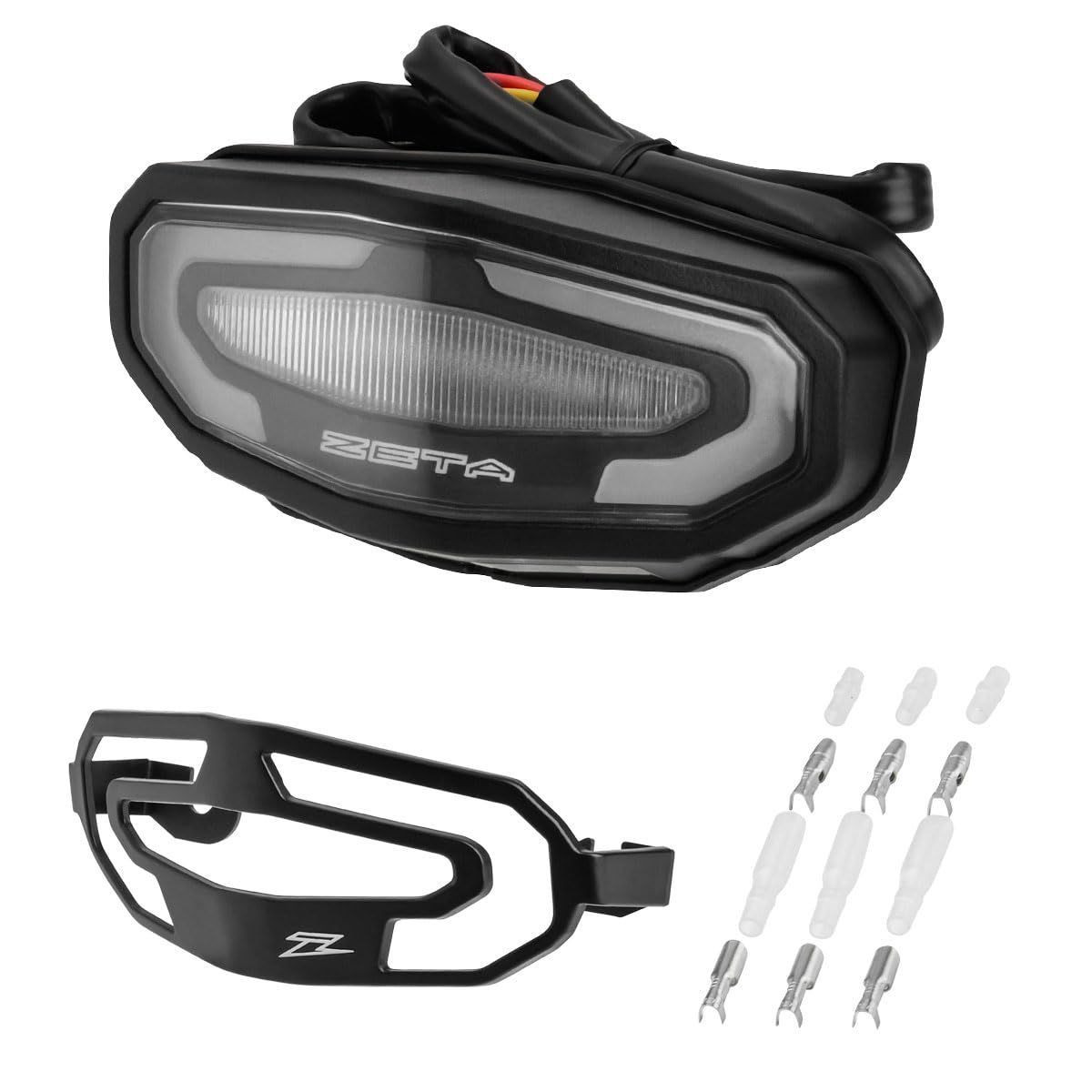 かに 新品 ジータレーシング(ZETA RACING) LED ライン テールライト クリア