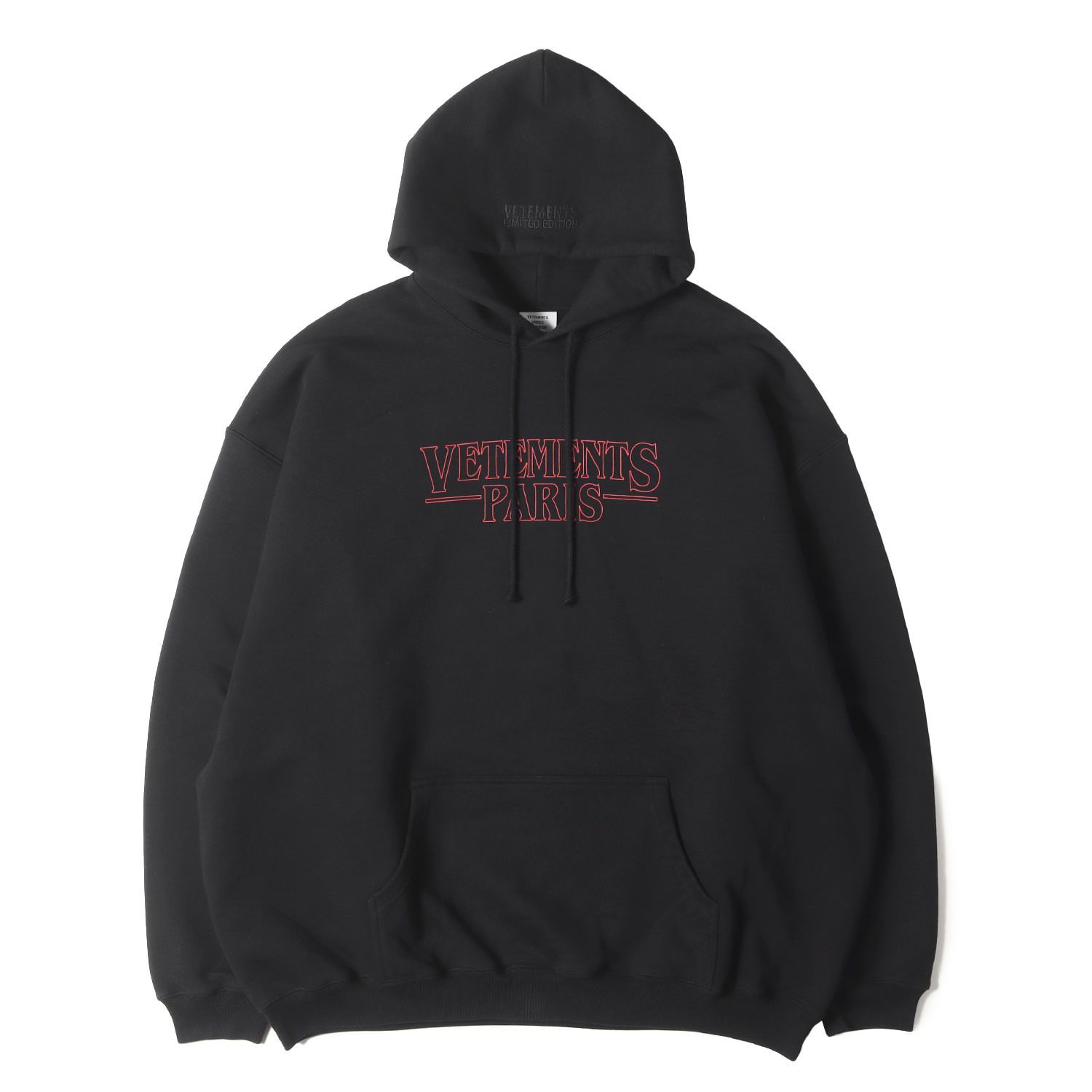 美品】VETEMENTS ヴェトモン パーカー ブラック 黒 サイズ:M | 23AW 