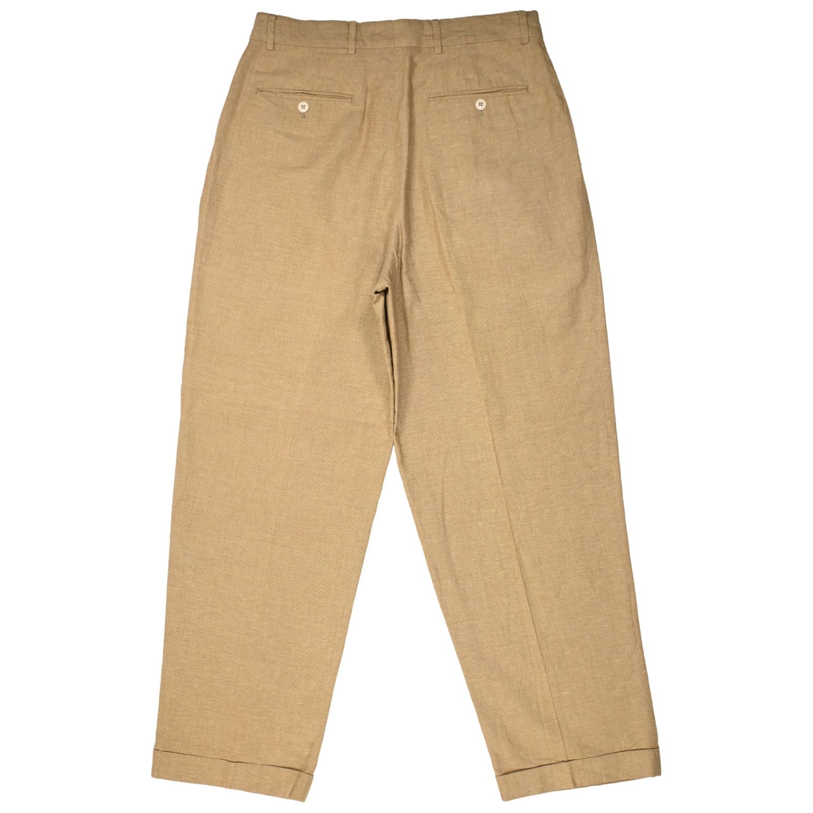 90s STRUCTURE リネン コットン ワイドスラックス vintage STRUCTURE