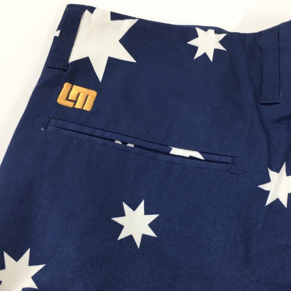 ラウドマウス パンツ レッド×ライトブルー×白 星条旗柄 ストレッチ