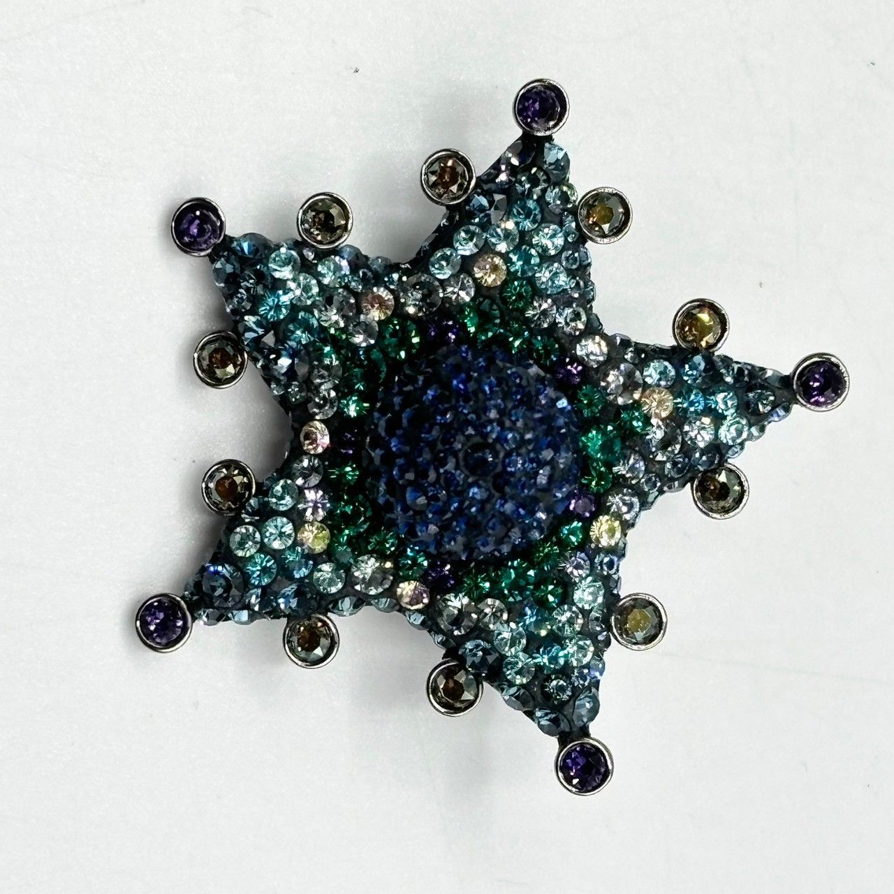 3品セット SWAROVSKI スワロフスキー マリン ブローチ