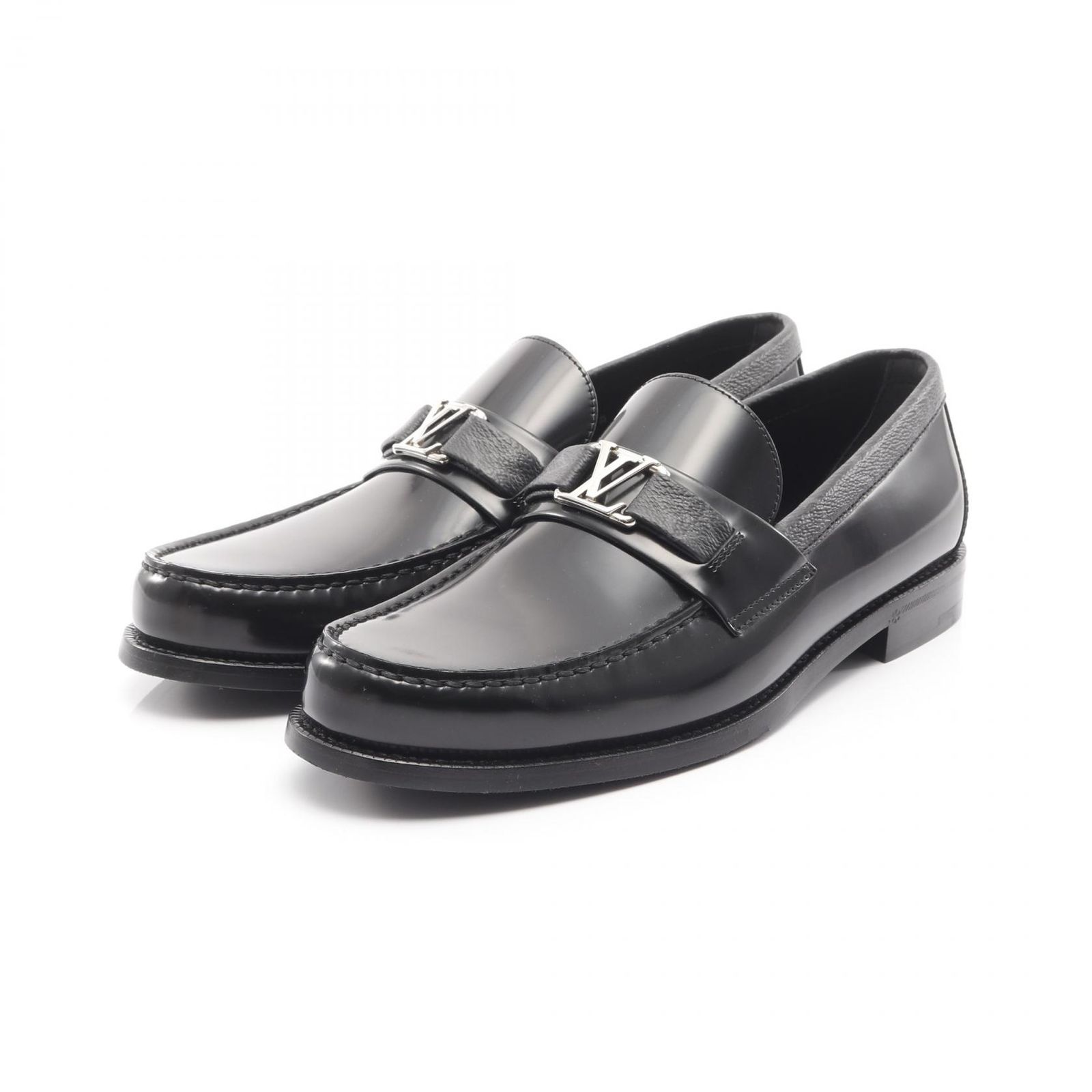 ルイヴィトン 現行品 モノグラムエクリプス メジャー ローファー シューズ 6 LOUIS VUITTON ルイ・ヴィトン メジャーライン モノグラムエクリプス