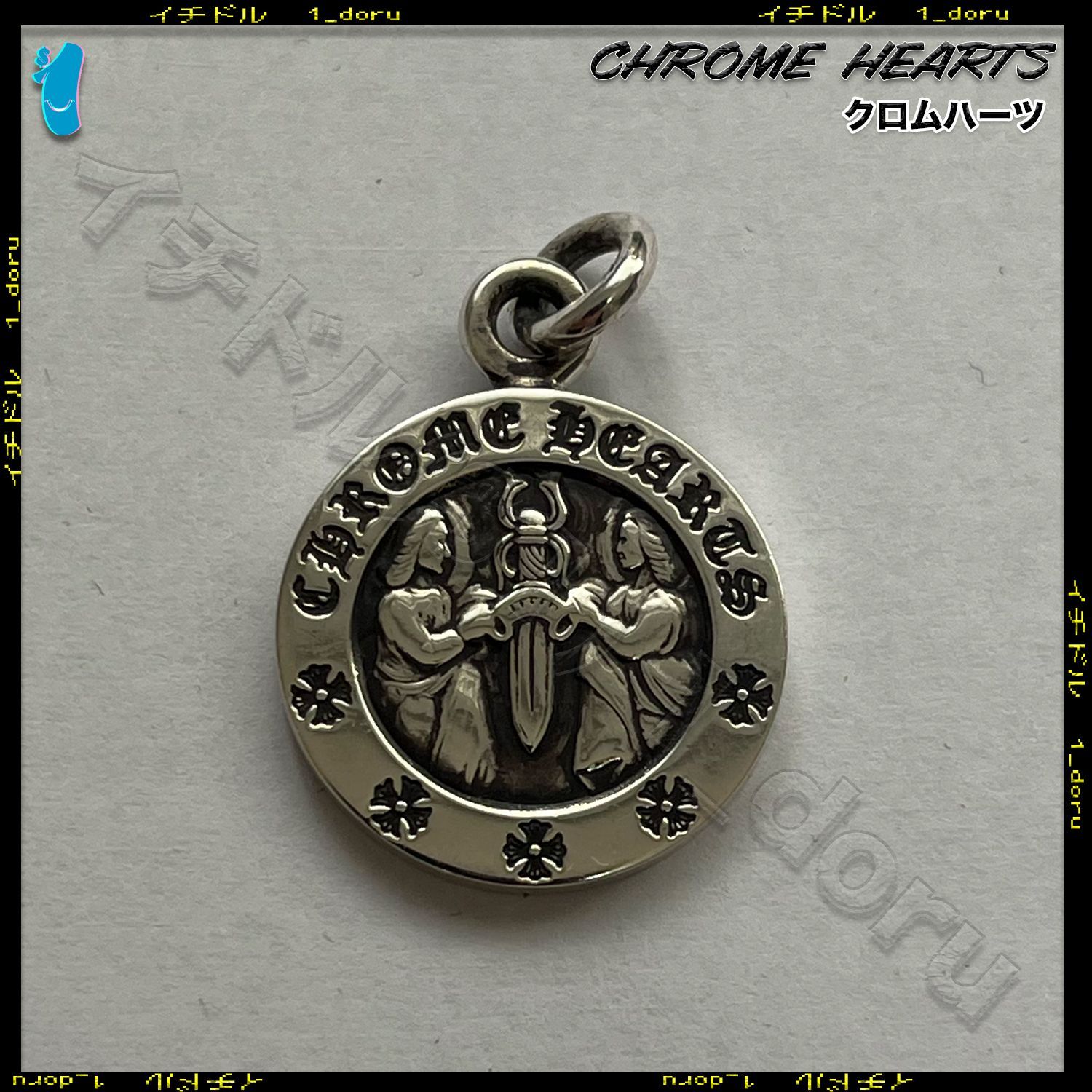 Chrome Hearts エンジェル メダル ペンダント シルバー Angel Medal 