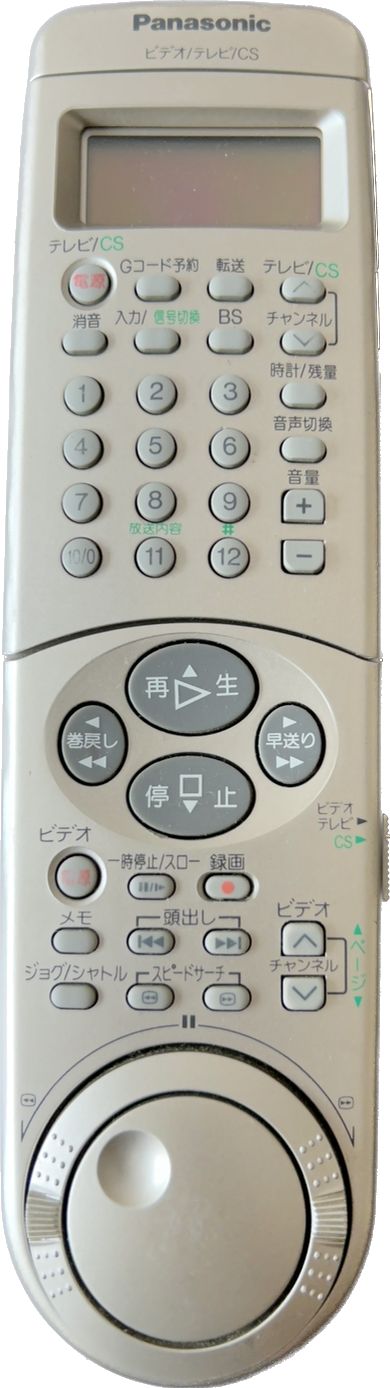 Panasonic ビデオ/テレビ/CS リモコン EUR571413 パナソニック - MH2