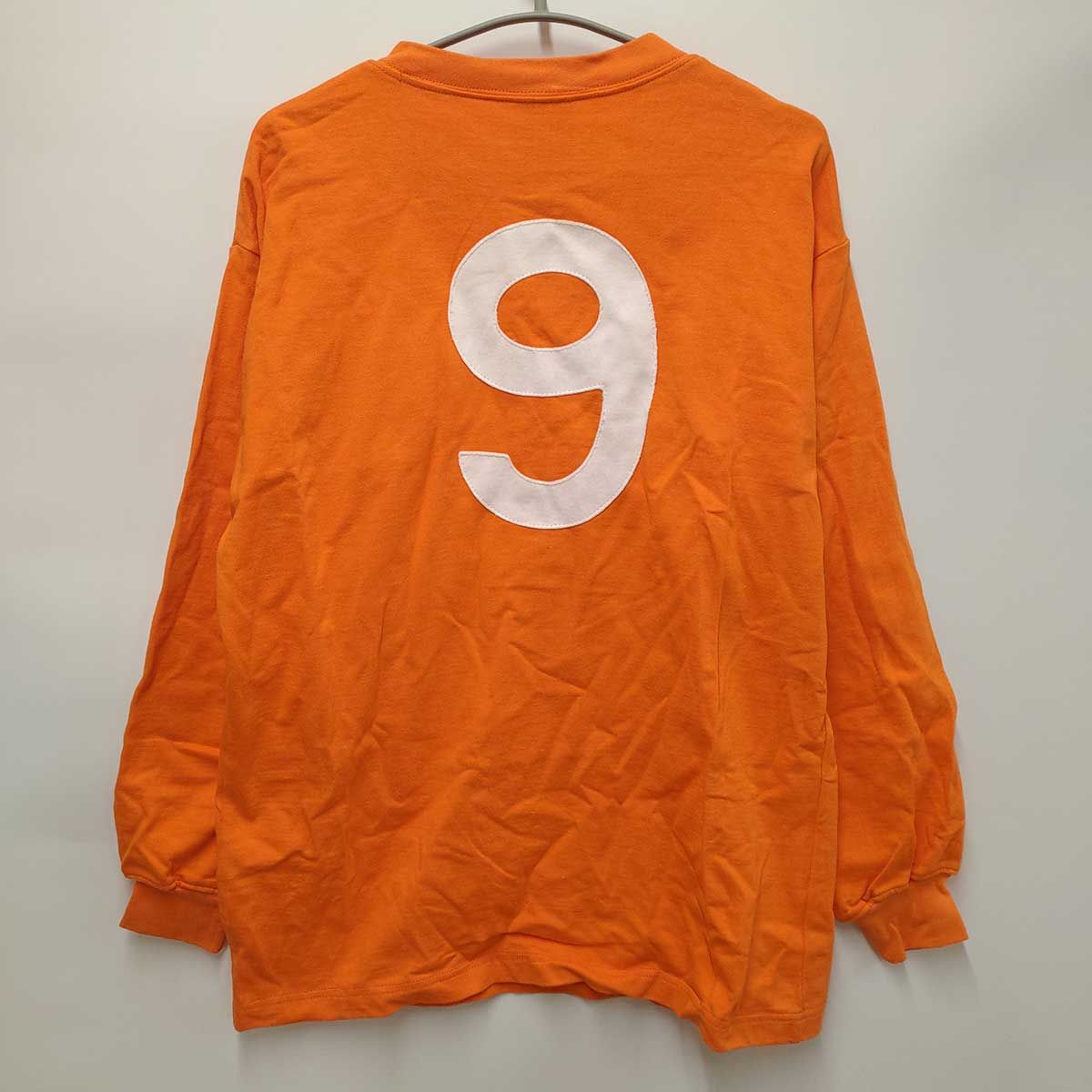 TOFFS サッカー オランダ代表 ユニフォーム #9 L ユニセックス ヴィンテージ ヨハン クライフ サイン刺繍