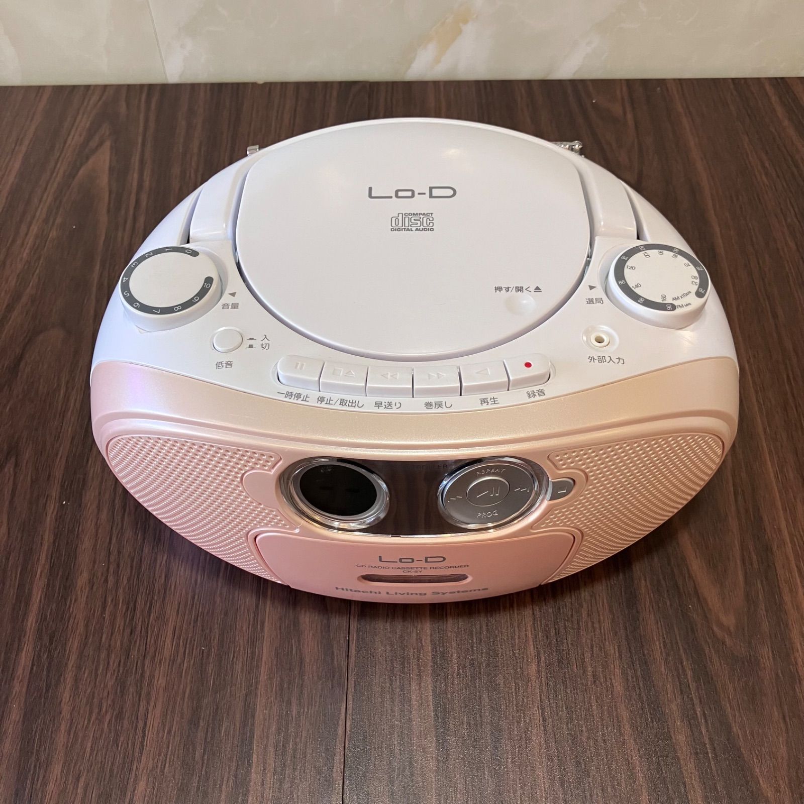 【中古】CK-5Y(白)CDラジオカセットレコーダー) 中古】CK-5Y(白)CDラジオカセットレコーダー)