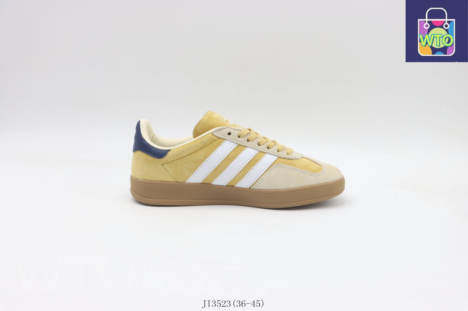 今日 アディダスのスケートシューズ イエロー＆ホワイト JI 3523-WTO輸入2