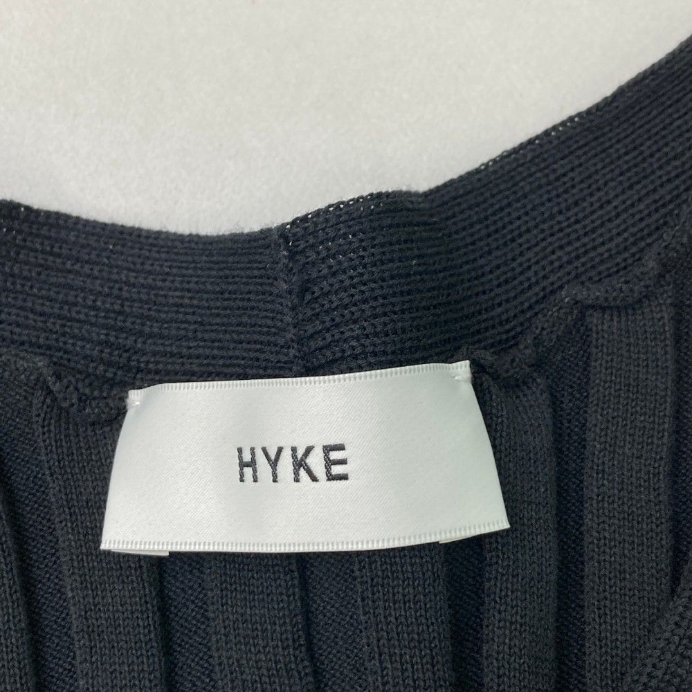 HYKE ハイク 231-11300 23SS WIDE RIBBED BUSTIER リブニット