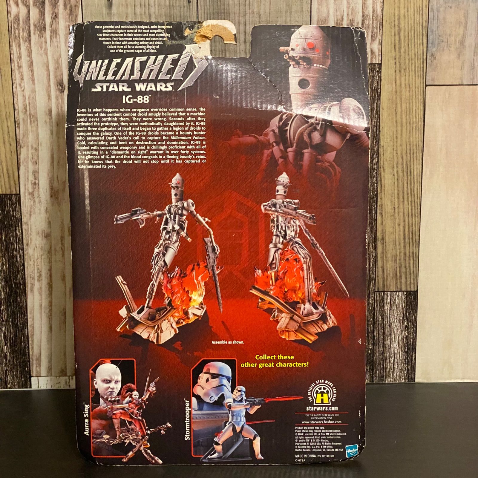 スター・ウォーズ Unleashed フィギュア IG-88 【未開封：訳アリ 