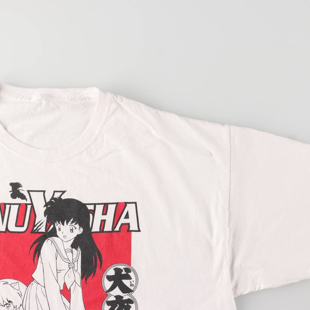 犬夜叉 Tシャツ 黒 アニメT 日暮かごめ 犬夜叉 Tシャツ XLサイズ 黒 日暮かごめ アニメT 海外