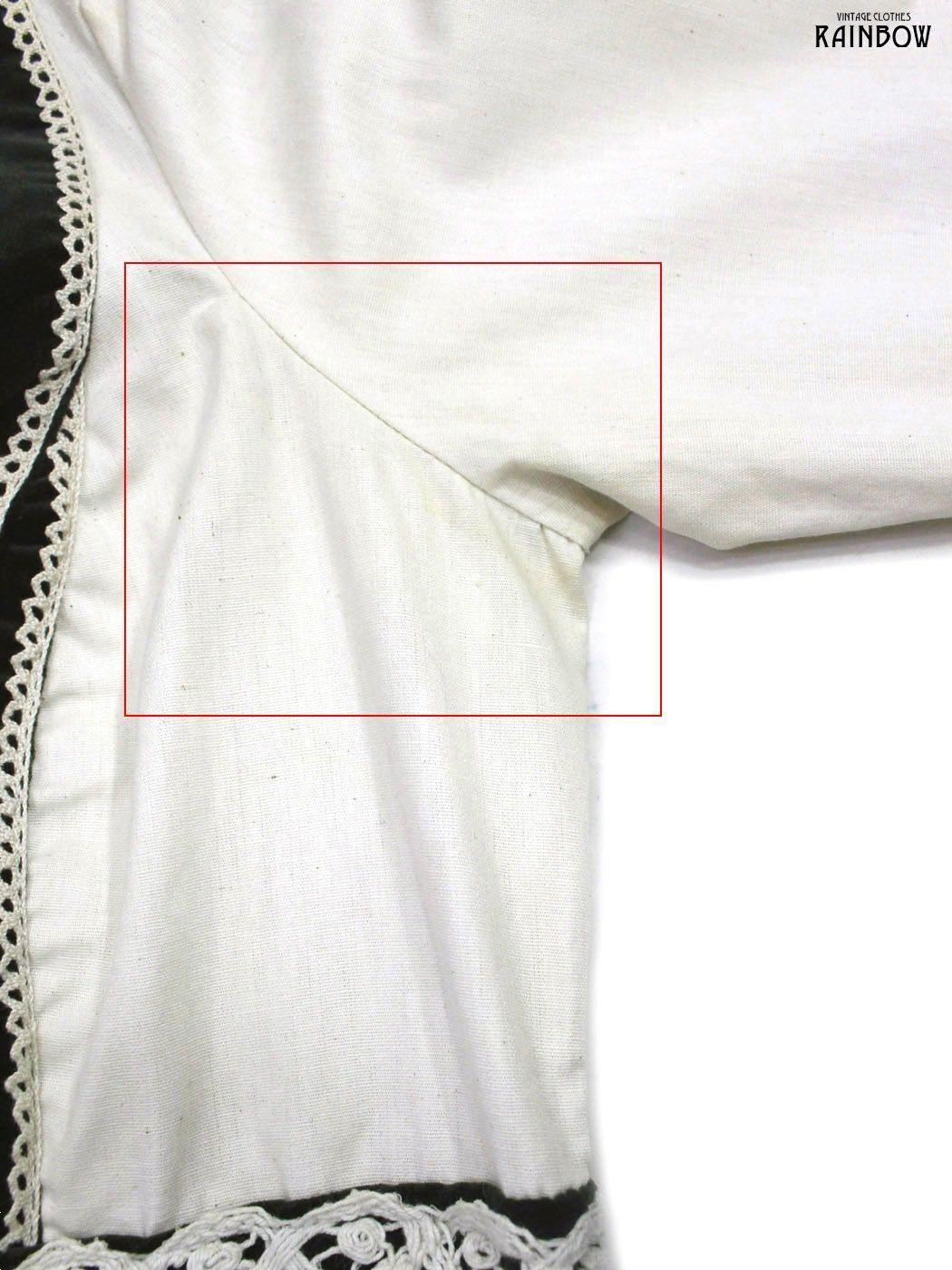 アメリカ古着70'sGUNNESAXガニーサックスノースリーブワンピース白