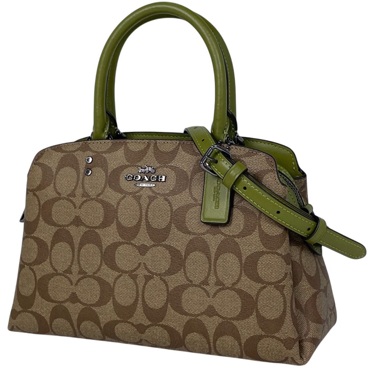 COACH 2way ショルダーバッグ グリーン コーチ ハンドバッグ 2wayショルダー グリーン 【新品】 nt152