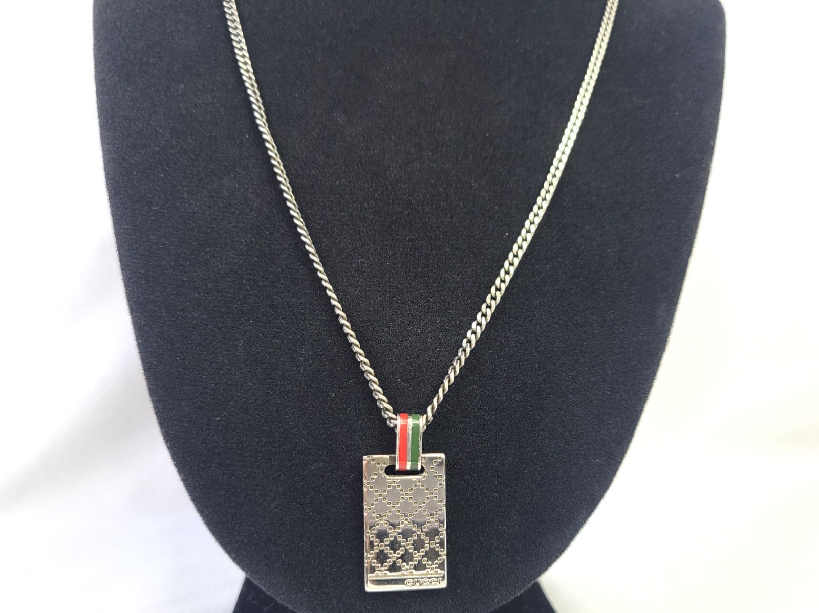 グッチ ディアマンティッシマ ネックレス シェリープレート GUCCI グッチ ディアマンティッシマ ネックレス シェリープレート GUCCI