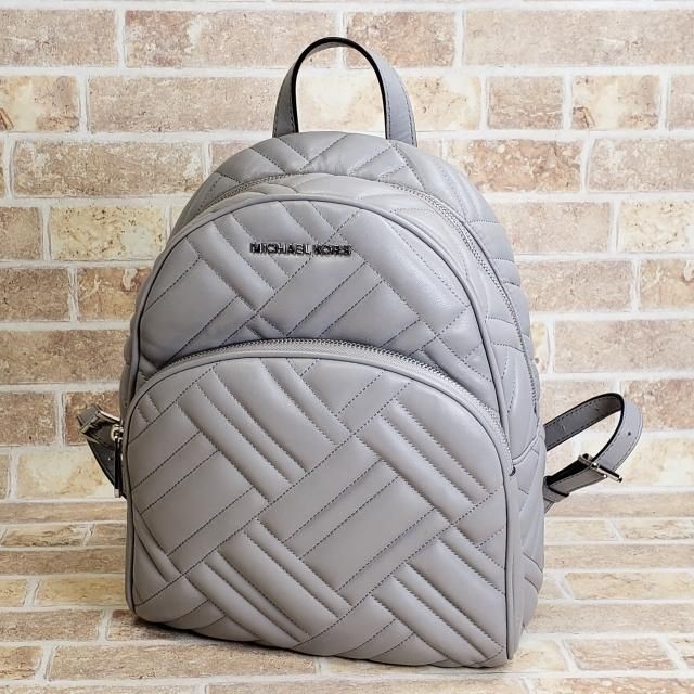 MICHAEL KORS グレー バックパック マイケルコース ☆ ABBEY 