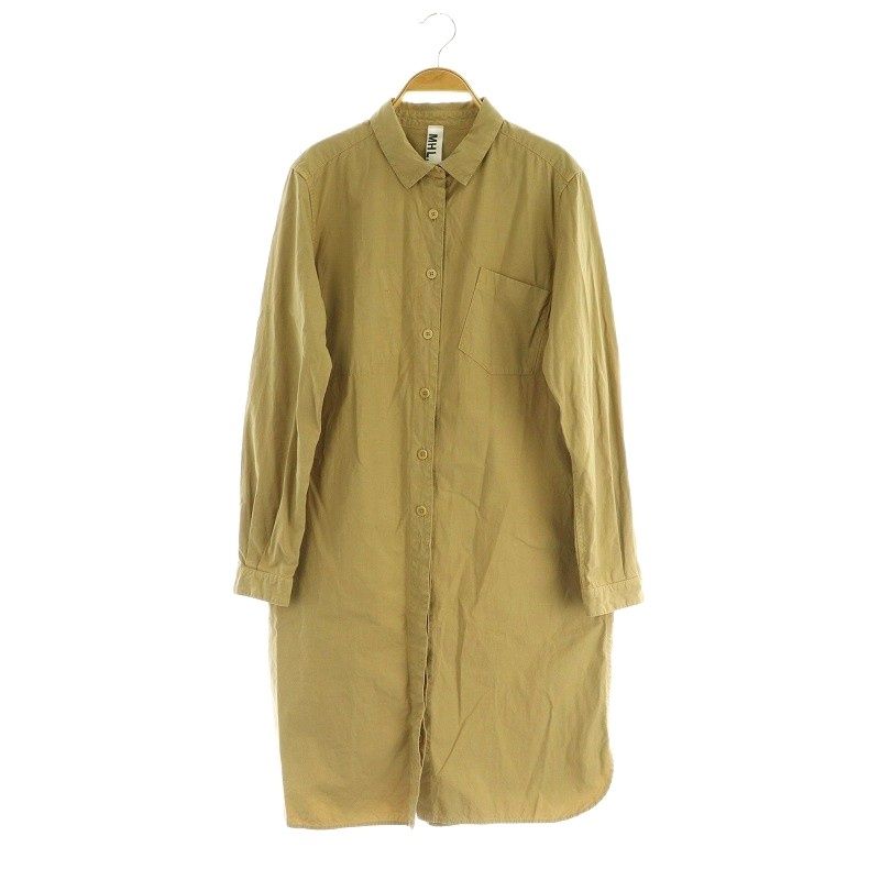 マーガレットハウエル MHL. コットン シャツワンピース ロング