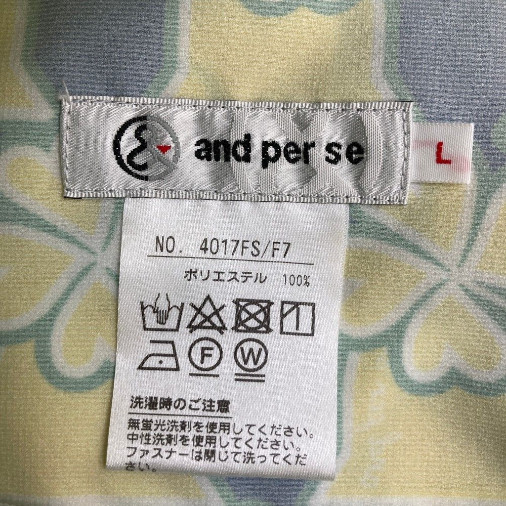 アンパスィ ⭐︎ ゴルフウエア ⭐︎ Lサイズ 未使用　洗濯のみ アンパスィ ⭐︎ ゴルフウエア ⭐︎ Lサイズ 未使用 洗濯のみ