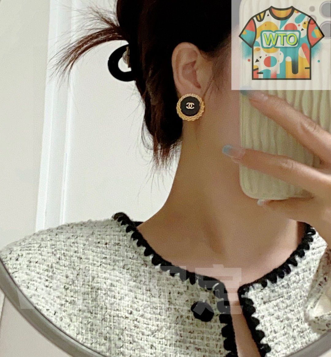CHANEL 帆船デザイン ピアス エレガント☆揺れるロゴ【CHANEL】ピアス (CHANEL/ピアス