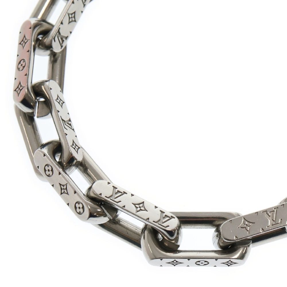 LOUIS VUITTON ルイヴィトン MONOGRAM CHAIN NECKLACE モノグラム コリエチェーン ネックレス M00307 シルバー
