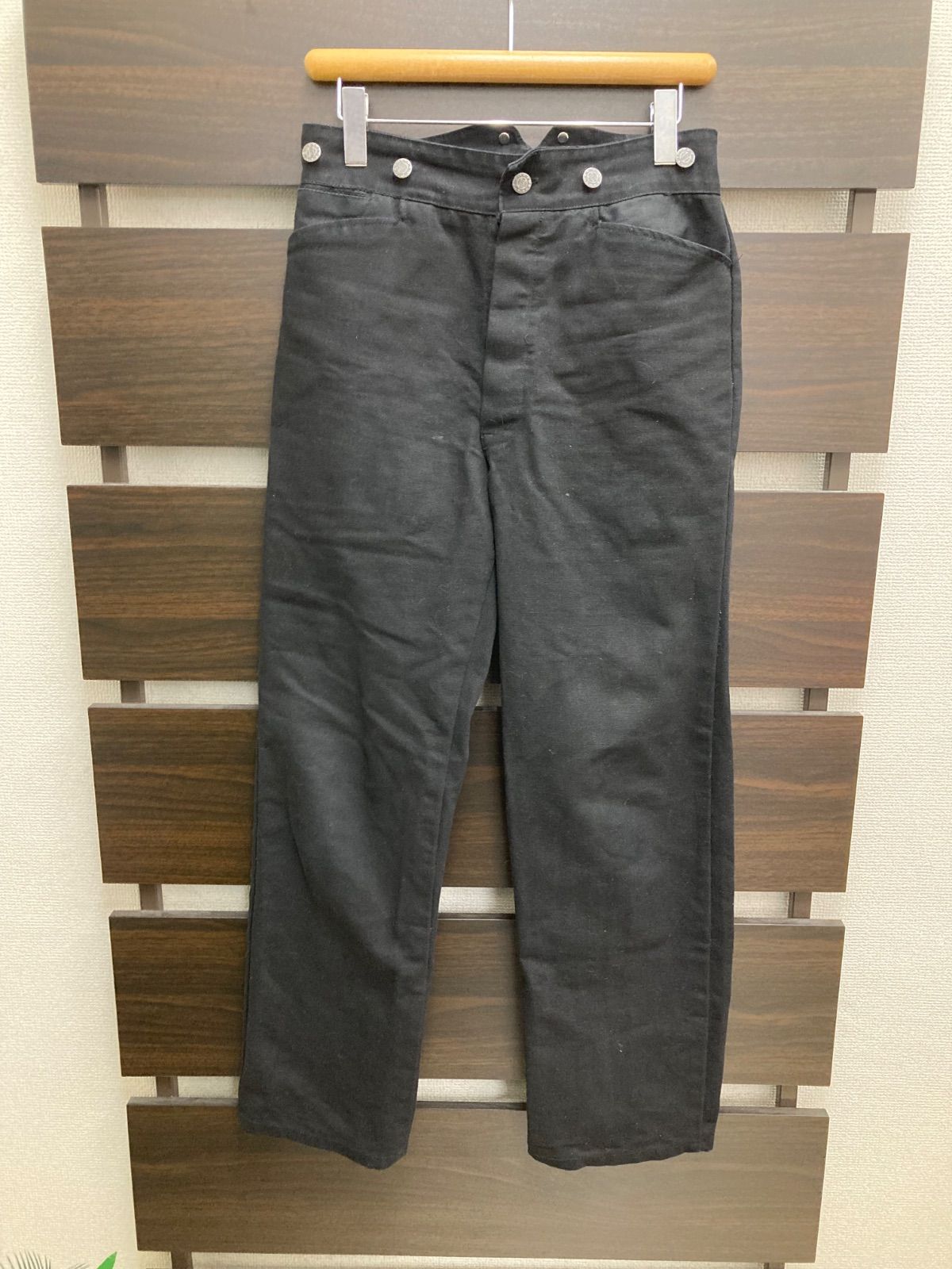 WAH MAKER ワーメーカー サスペンダーパンツ ブラック 29 平塚店 衣料品