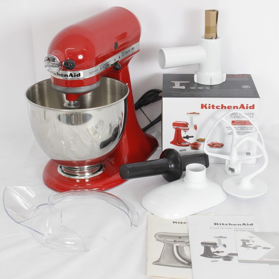 箱あり】KitchenAid スタンドミキサー 赤 4.8L