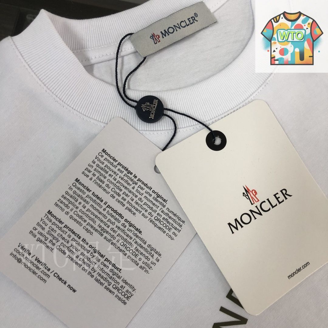 MONCLER 2025春夏新作 異素材MIX ロゴ付き パフスリーブTシャツ 今日特価】MONCLER 2025 PAIR ロゴプリント T - メルカリ