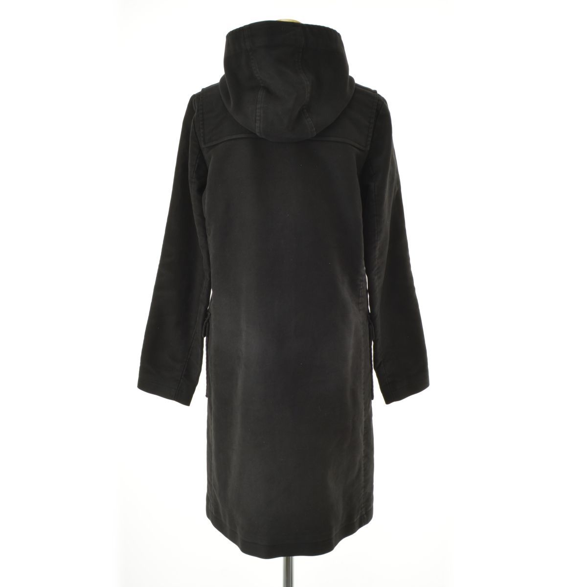 A.P.C. アーペーセー　コート　フード　フランス製　ウール　ヘリンボーン A.P.C ヘリンボーンウールトレンチコート チャコール 茶